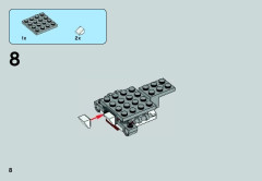 LEGO 75072 instructions page 8 – build guide