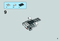 LEGO 75072 instructions page 9 – build guide