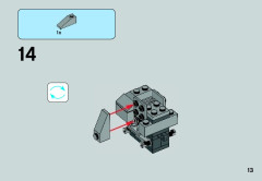 LEGO 75075 instructions page 13 – build guide