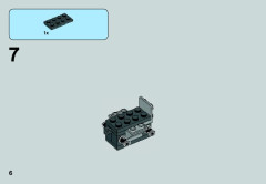 LEGO 75075 instructions page 6 – build guide