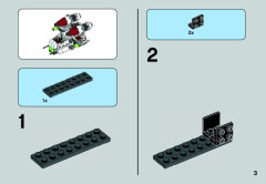 LEGO 75076 instructions page 3 – build guide
