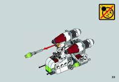 LEGO 75076 instructions page 33 – build guide