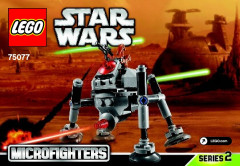 LEGO 75077 instructions page 1 – build guide