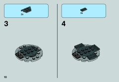 LEGO 75077 instructions page 10 – build guide