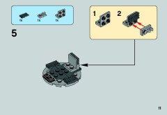 LEGO 75077 instructions page 11 – build guide
