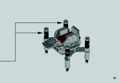 LEGO 75077 instructions page 19 – build guide