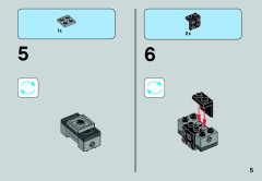 LEGO 75077 instructions page 5 – build guide
