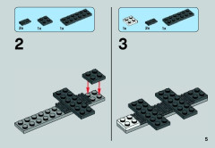 LEGO 75078 instructions page 5 – build guide