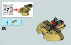 LEGO 75080 instructions page 22 – build guide