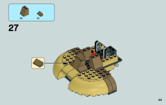 LEGO 75080 instructions page 23 – build guide