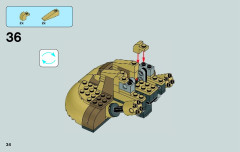 LEGO 75080 instructions page 34 – build guide