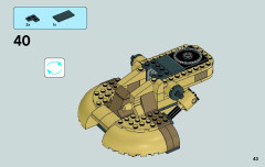 LEGO 75080 instructions page 43 – build guide