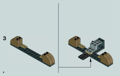 LEGO 75080 instructions page 8 – build guide