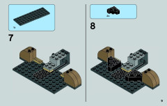 LEGO 75080 instructions page 9 – build guide