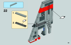 LEGO 75081 instructions page 43 – build guide