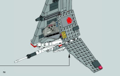 LEGO 75081 instructions page 72 – build guide