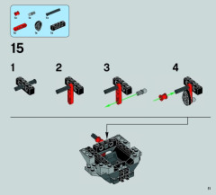 LEGO 75082 instructions page 11 – build guide