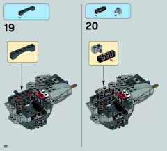 LEGO 75082 instructions page 22 – build guide