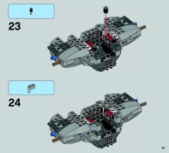 LEGO 75082 instructions page 33 – build guide