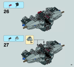 LEGO 75082 instructions page 35 – build guide