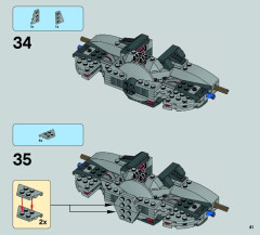 LEGO 75082 instructions page 41 – build guide