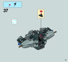 LEGO 75082 instructions page 43 – build guide