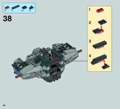 LEGO 75082 instructions page 44 – build guide