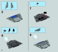 LEGO 75082 instructions page 54 – build guide