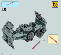 LEGO 75082 instructions page 58 – build guide