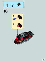 LEGO 75085 instructions page 13 – build guide