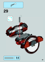 LEGO 75085 instructions page 35 – build guide