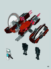 LEGO 75085 instructions page 43 – build guide