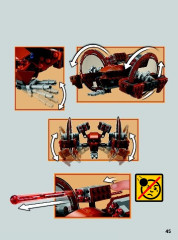 LEGO 75085 instructions page 45 – build guide