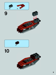 LEGO 75085 instructions page 9 – build guide