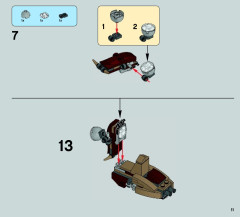 LEGO 75086 instructions page 11 – build guide