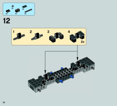 LEGO 75086 instructions page 18 – build guide