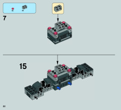LEGO 75086 instructions page 22 – build guide