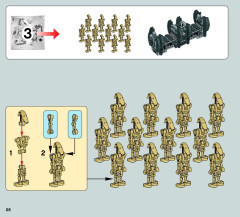 LEGO 75086 instructions page 28 – build guide