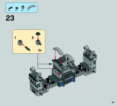 LEGO 75086 instructions page 33 – build guide