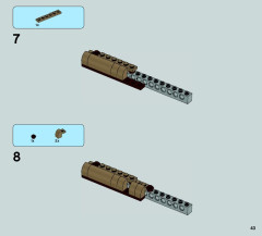 LEGO 75086 instructions page 43 – build guide
