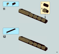 LEGO 75086 instructions page 45 – build guide