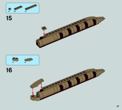 LEGO 75086 instructions page 47 – build guide
