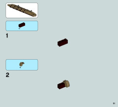 LEGO 75086 instructions page 51 – build guide