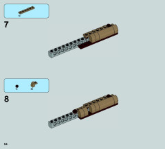 LEGO 75086 instructions page 54 – build guide