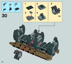 LEGO 75086 instructions page 62 – build guide
