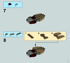 LEGO 75086 instructions page 7 – build guide