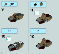 LEGO 75086 instructions page 8 – build guide