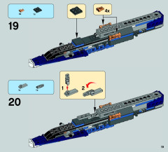 LEGO 75087 instructions page 19 – build guide