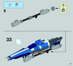 LEGO 75087 instructions page 35 – build guide