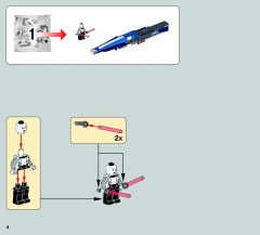 LEGO 75087 instructions page 4 – build guide